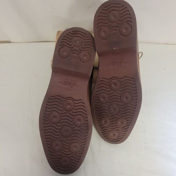 G.H. Bass & Co Patterson Size 11M Brown Leather and Tweed Men’s Lace Up Shoes - Picture 6 of 8